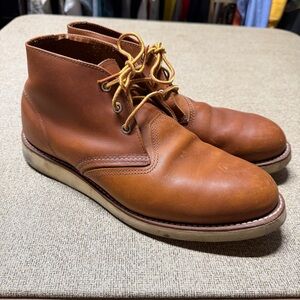 Red Wing Shoes Tan Leather Chukka Boots